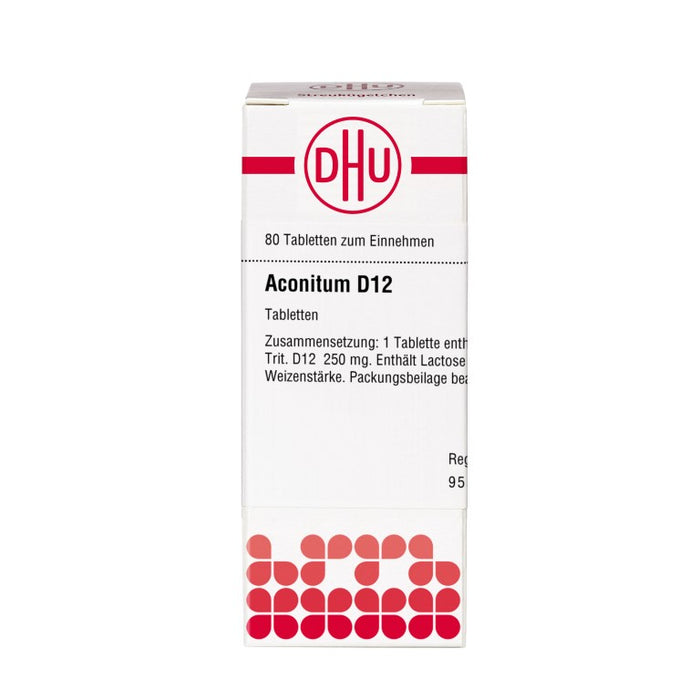 DHU Aconitum D12 Tabletten, 80 St. Tabletten