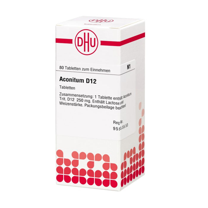 DHU Aconitum D12 Tabletten, 80 pcs. Tablets