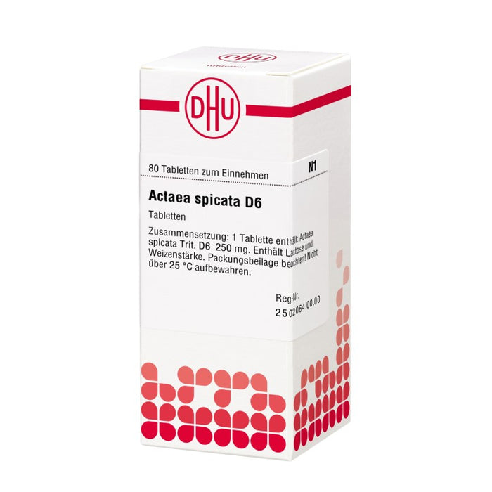 Actaea spicata D6 DHU Tabletten, 80 St. Tabletten