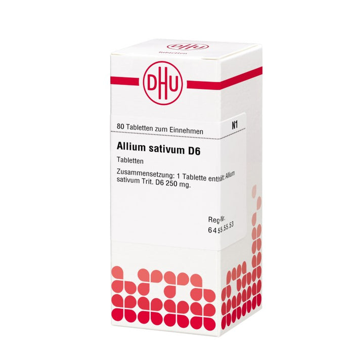 DHU Allium sativum D6 Tabletten, 80 pc Tablettes