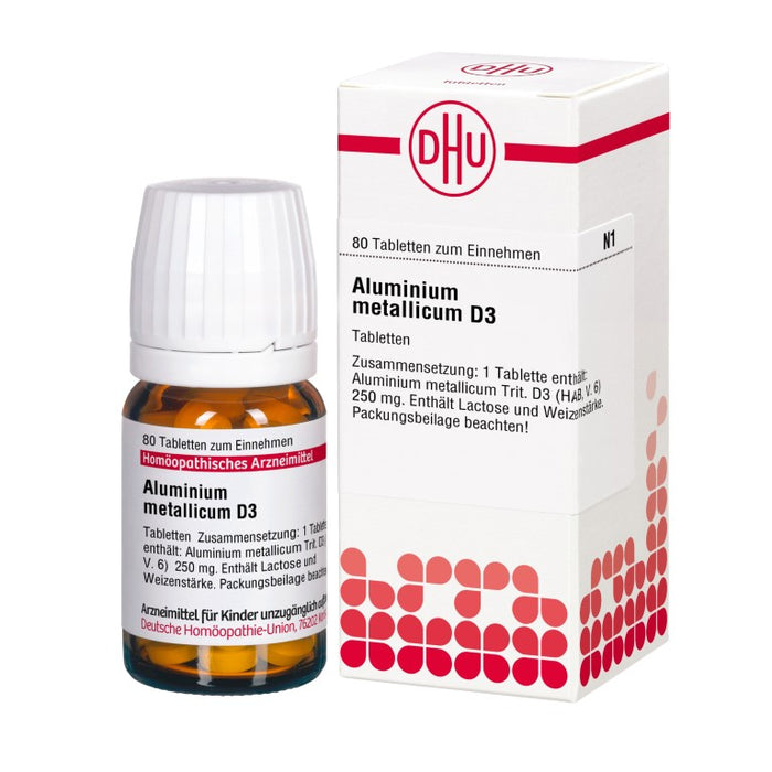 Aluminium metallicum D3 DHU Tabletten, 80 St. Tabletten