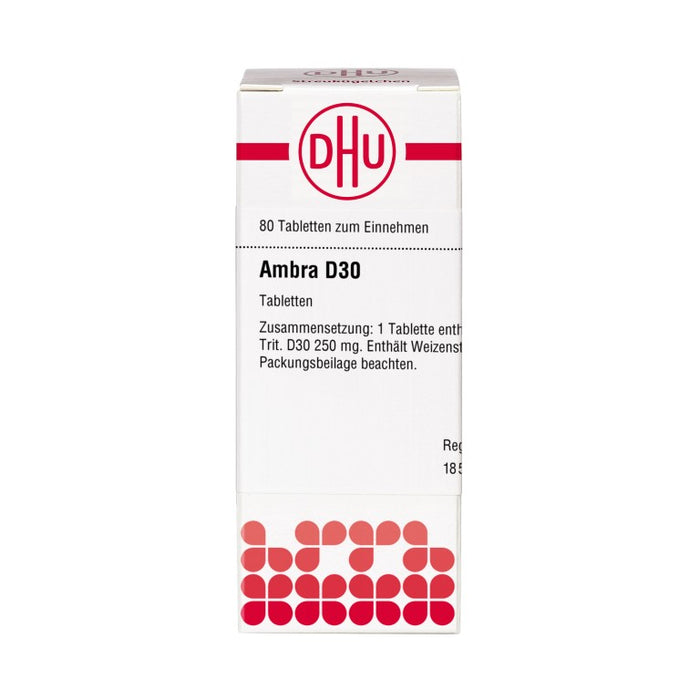 DHU Ambra D30 Tabletten, 80 St. Tabletten