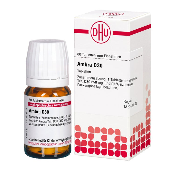 DHU Ambra D30 Tabletten, 80 St. Tabletten