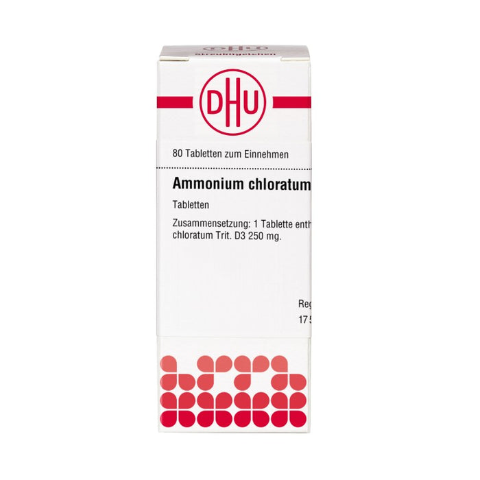 Ammonium chloratum D3 DHU Tabletten, 80 St. Tabletten