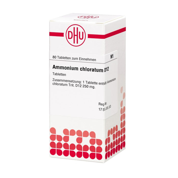 Ammonium chloratum D12 DHU Tabletten, 80 St. Tabletten