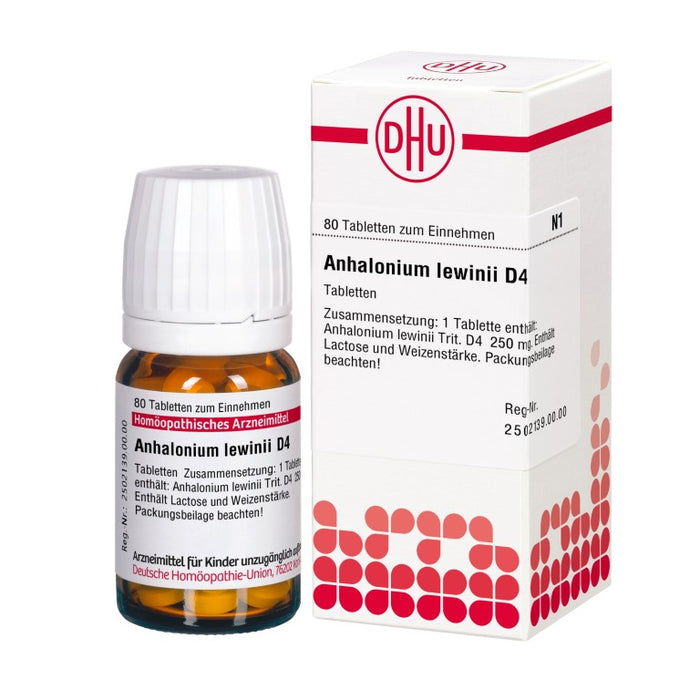 Anhalonium lewinii D4 DHU Tabletten, 80 St. Tabletten