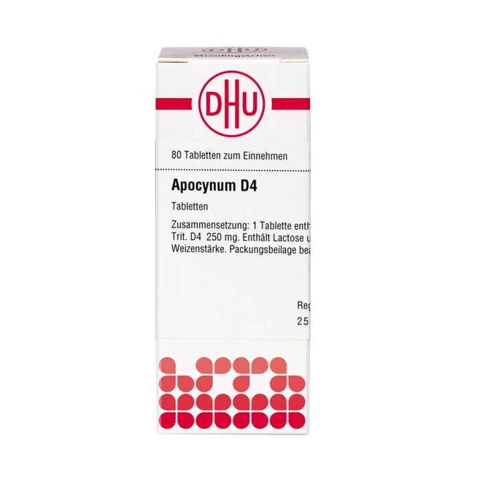 DHU Apocynum D4 Tabletten, 80 pc Tablettes