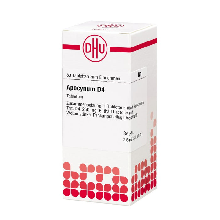 DHU Apocynum D4 Tabletten, 80 pcs. Tablets