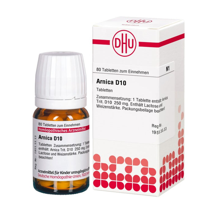 DHU Arnica D10 Tabletten, 80 St. Tabletten