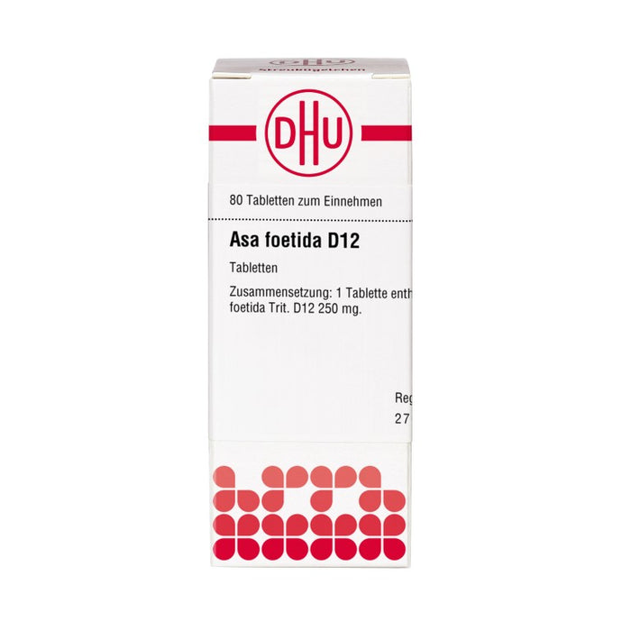 DHU Asa foetida D12 Tabletten, 80 pc Tablettes