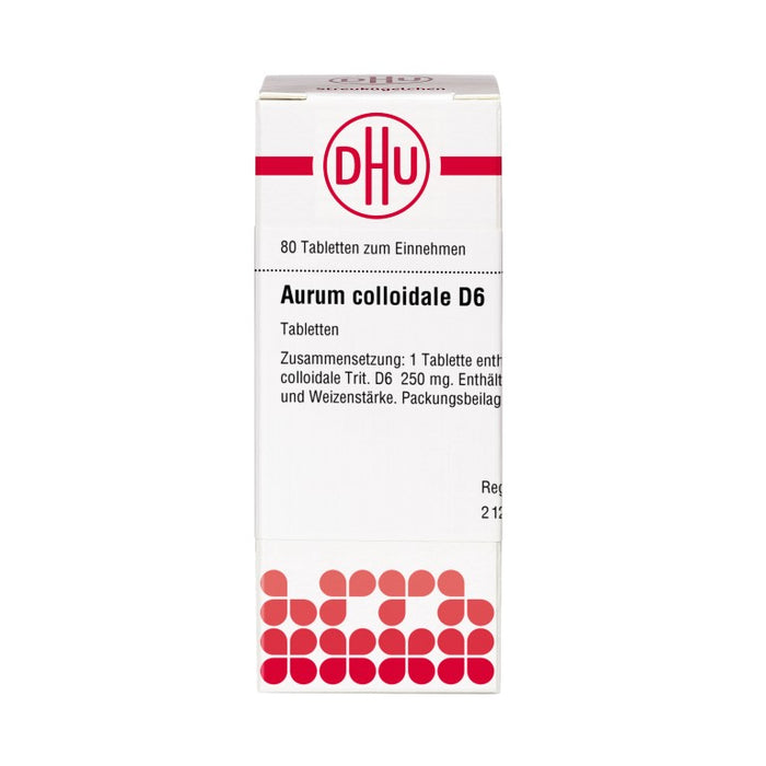 DHU Aurum colloidale D6 Tabletten, 80 pc Tablettes