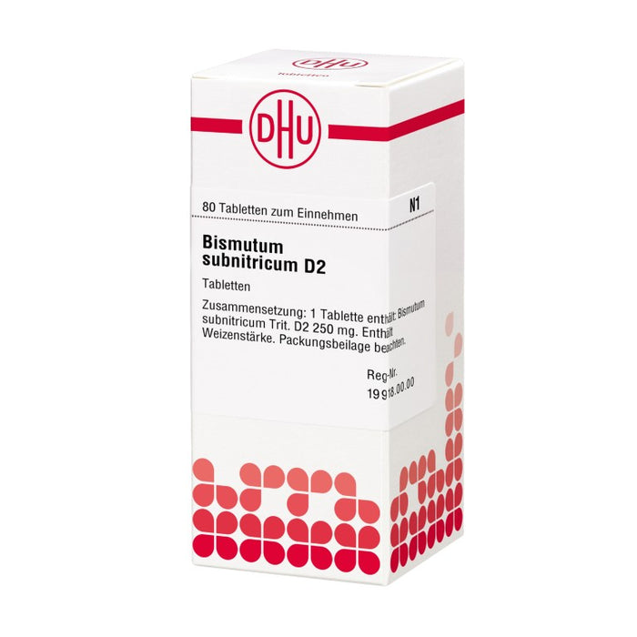 DHU Bismutum subnitricum D2 Tabletten, 80 pcs. Tablets