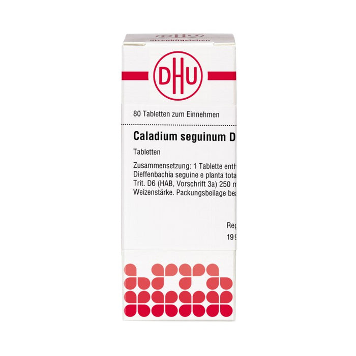 Caladium seguinum D6 DHU Tabletten, 80 St. Tabletten