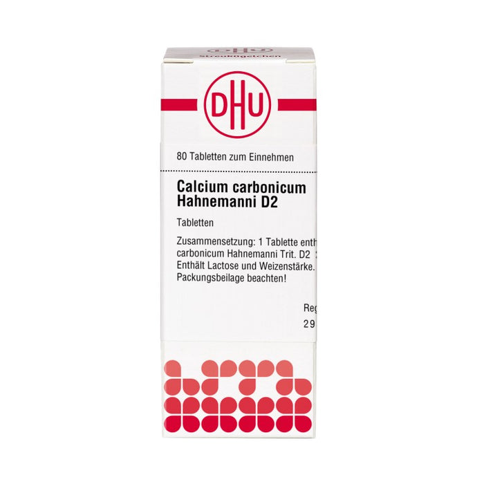 DHU Calcium carbonicum Hahnemanni D2 Tabletten, 80 pcs. Tablets