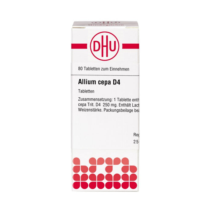 DHU Allium cepa D4 Tabletten, 80 St. Tabletten