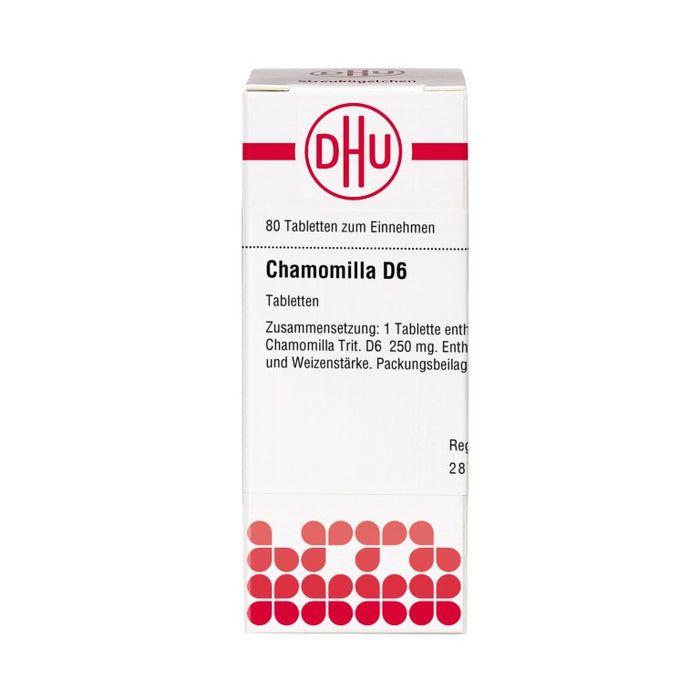 DHU Chamomilla D6 Tabletten, 80 pcs. Tablets