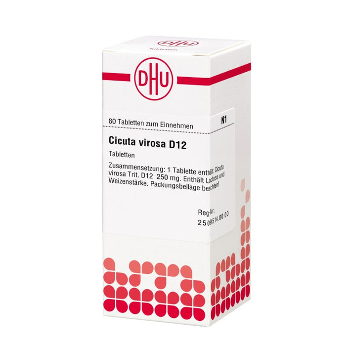 Cicuta virosa D12 DHU Tabletten, 80 St. Tabletten