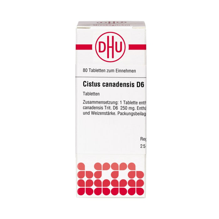 DHU Cistus canadensis D6 Tabletten, 80 pcs. Tablets