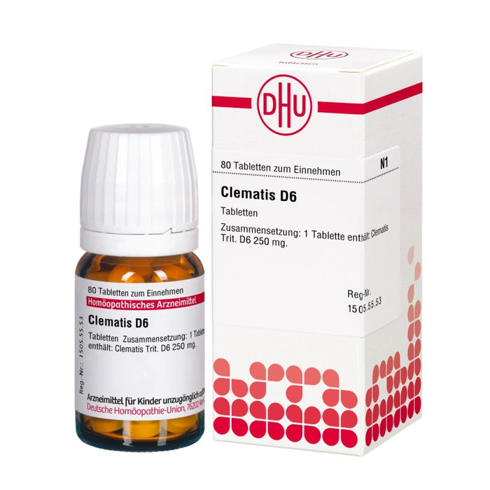 Clematis D6 DHU Tabletten, 80 St. Tabletten