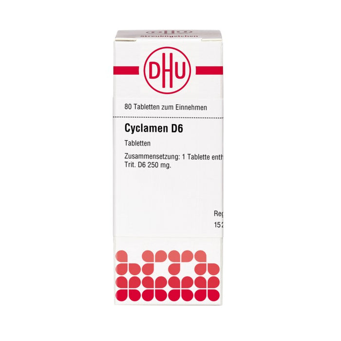 Cyclamen D6 DHU Tabletten, 80 St. Tabletten