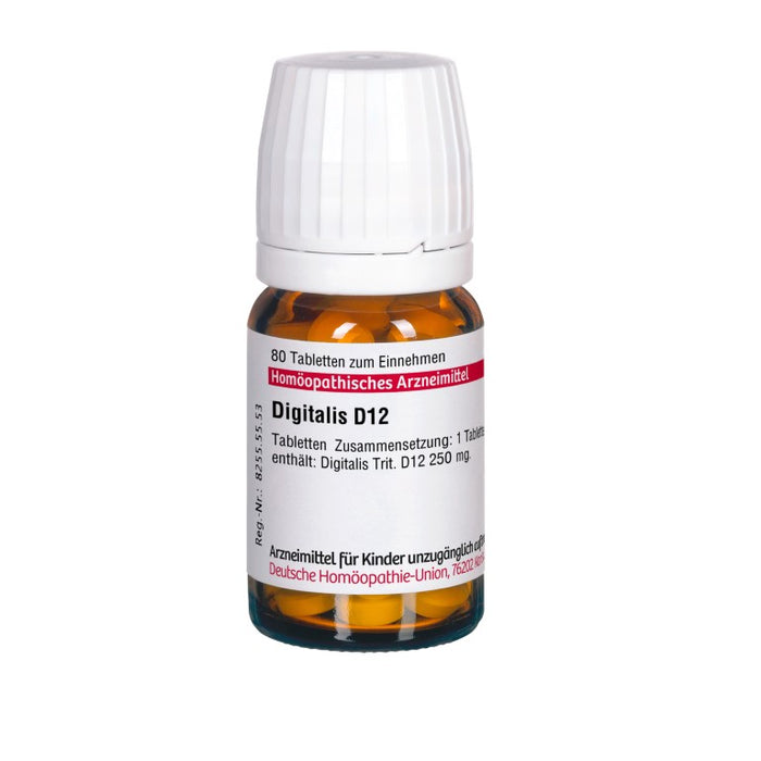 Digitalis D12 DHU Tabletten, 80 St. Tabletten