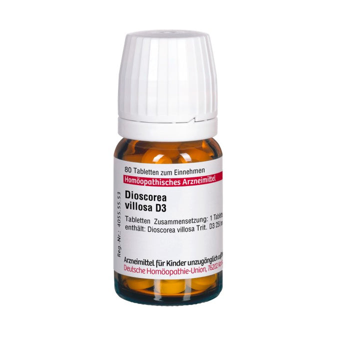 Dioscorea villosa D3 DHU Tabletten, 80 St. Tabletten