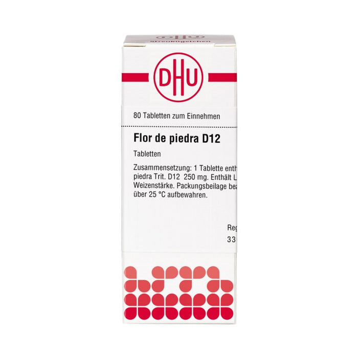 DHU Flor de Piedra D12 Tabletten, 80 St. Tabletten