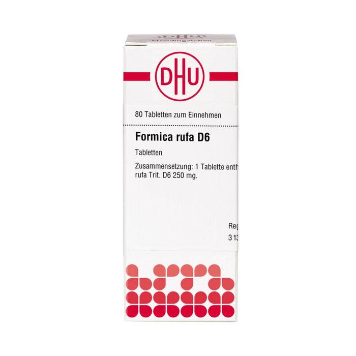 DHU Formica rufa D6 Tabletten, 80 pc Tablettes