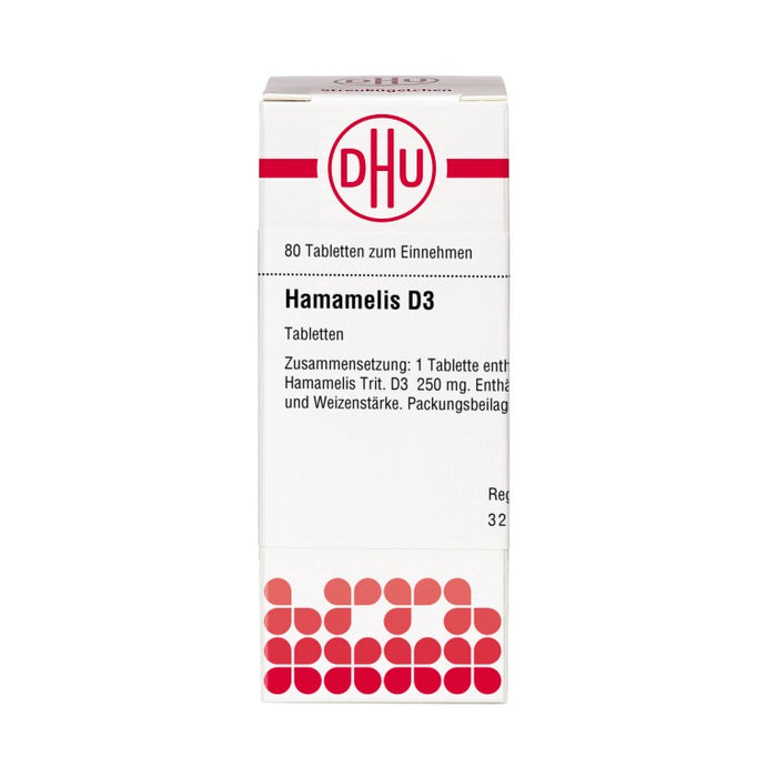 DHU Hamamelis D3 Tabletten, 80 St. Tabletten