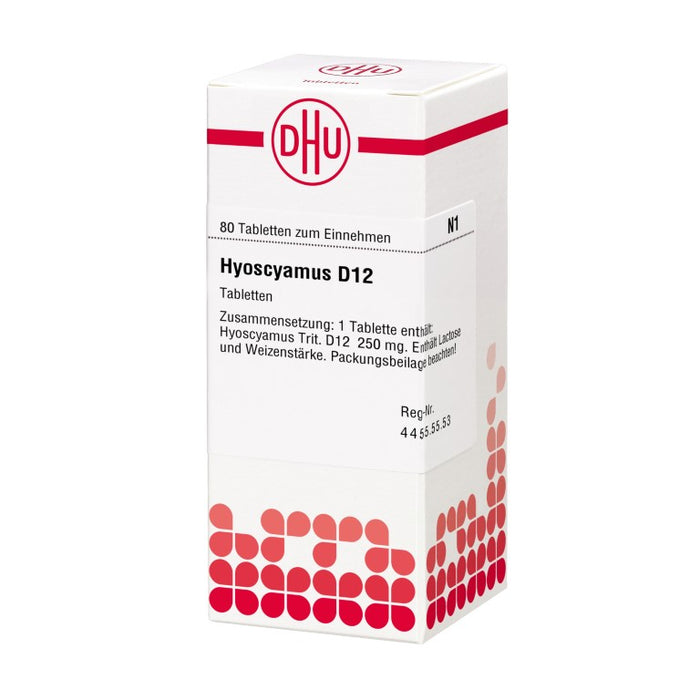 DHU Hyoscyamus D12 Tabletten, 80 pc Tablettes