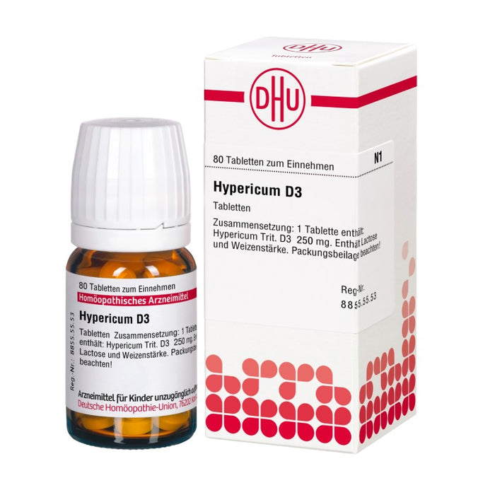 DHU Hypericum D3 Tabletten, 80 pc Tablettes