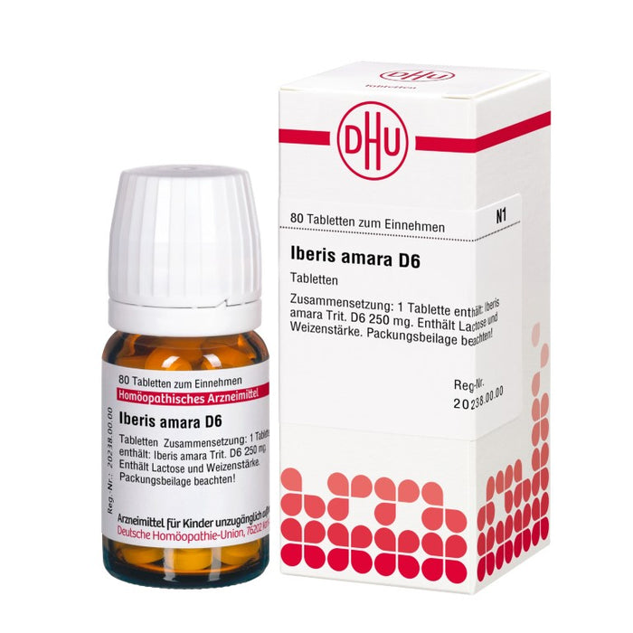 DHU Iberis amara D6 Tabletten, 80 pc Tablettes