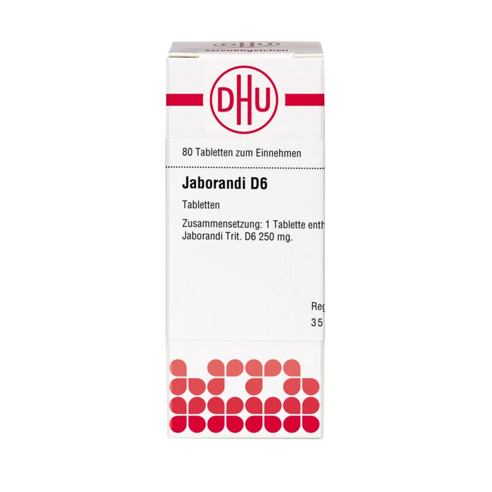 DHU Jaborandi D6 Tabletten, 80 pcs. Tablets