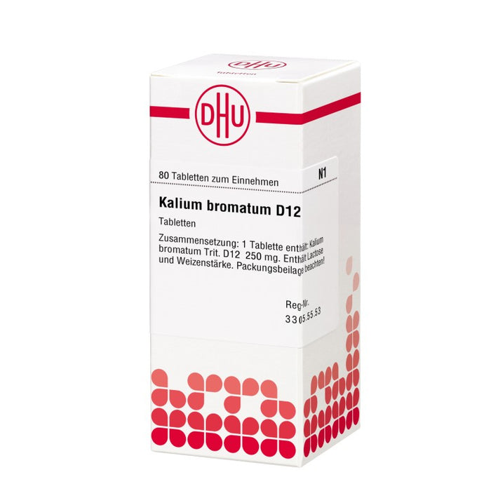 DHU Kalium bromatum D12 Tabletten, 80 pc Tablettes