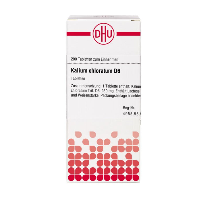 DHU Kalium chloratum D6 Tabletten, 200 St. Tabletten