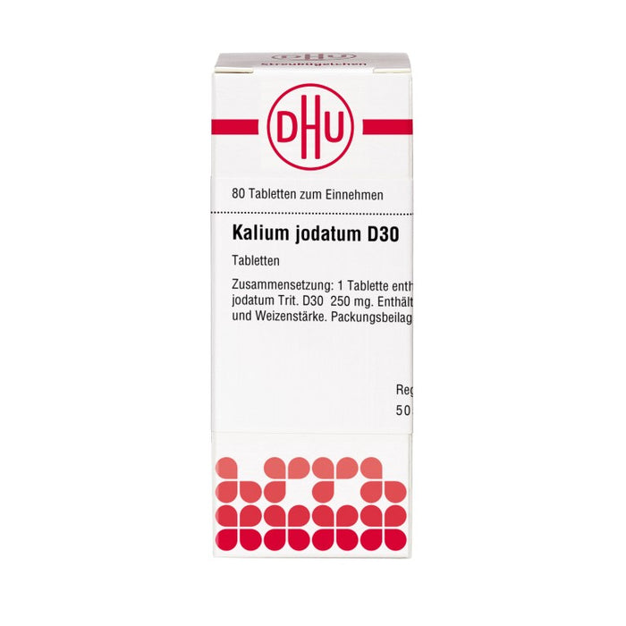 DHU Kalium jodatum D30 Tabletten, 80 St. Tabletten