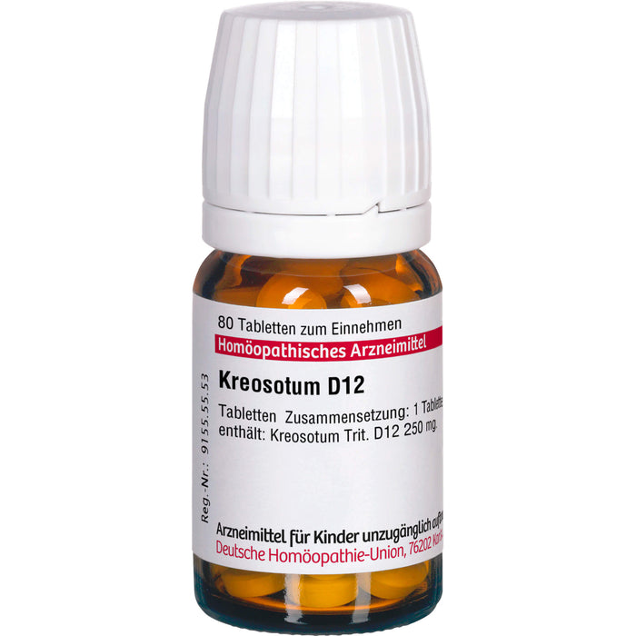 DHU Kreosotum D12 Tabletten, 80 St. Tabletten