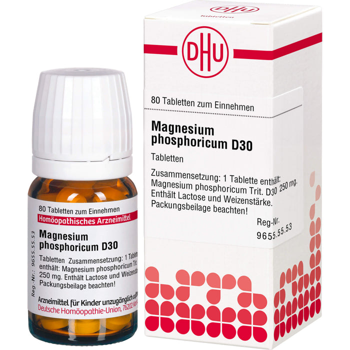 DHU Magnesium phosphoricum D30 Tabletten, 80 St. Tabletten