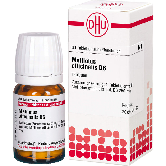 Melilotus officinalis D6 DHU Tabletten, 80 St. Tabletten