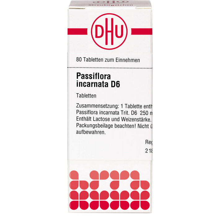 DHU Passiflora incarnata D6 Tabletten, 80 St. Tabletten