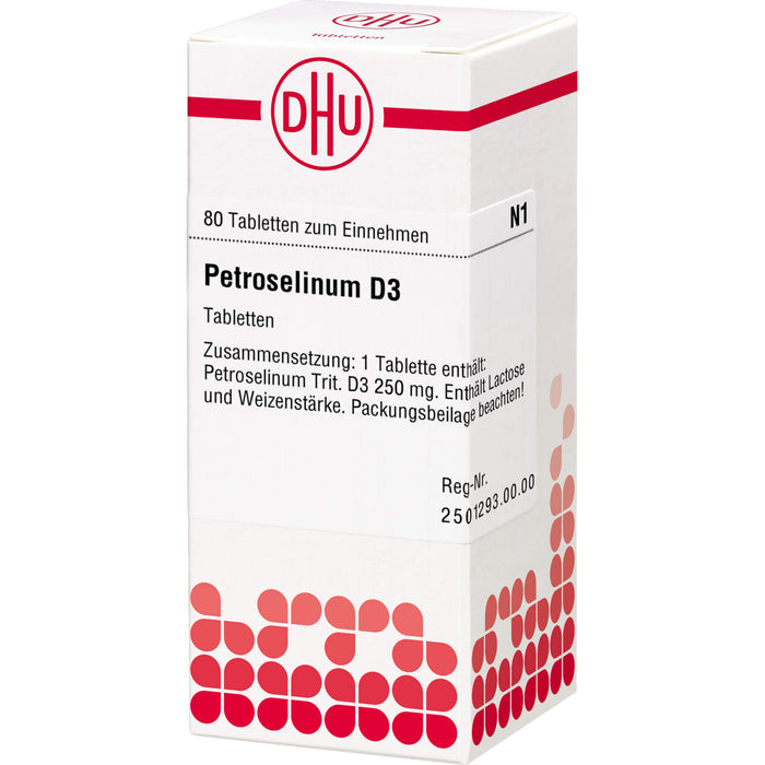 Petroselinum D3 DHU Tabletten, 80 St. Tabletten