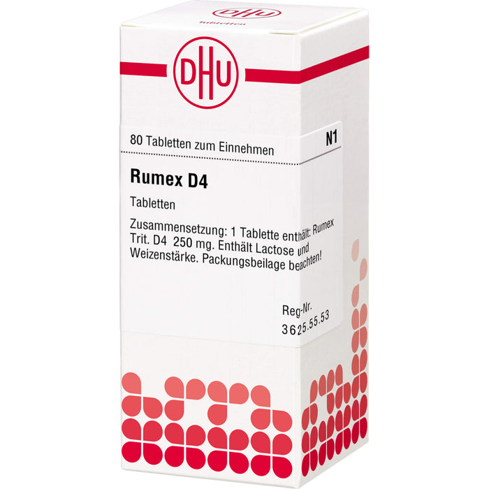 DHU Rumex D4 Tabletten, 80 St. Tabletten