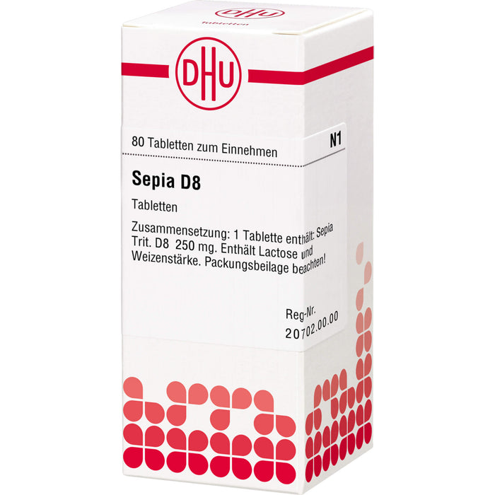 DHU Sepia D8 Tabletten, 80 pcs. Tablets