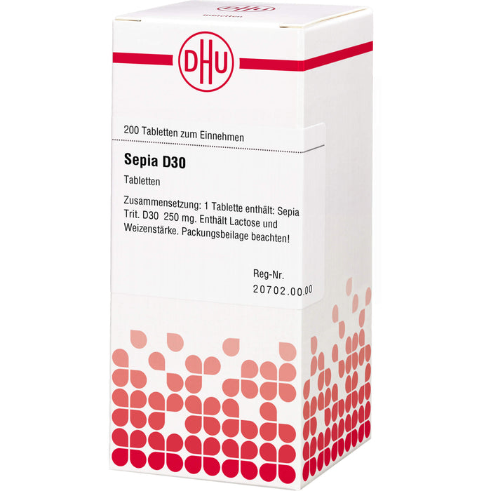 DHU Sepia D30 Tabletten, 200 St. Tabletten