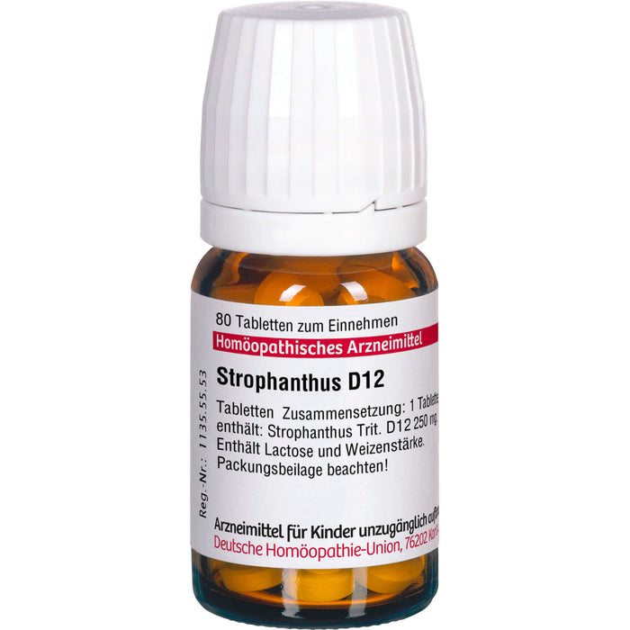 DHU Strophanthus D 12 Tabletten, 80 pcs. Tablets