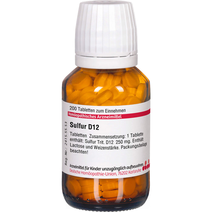 DHU Sulfur D12 Tabletten, 200 St. Tabletten