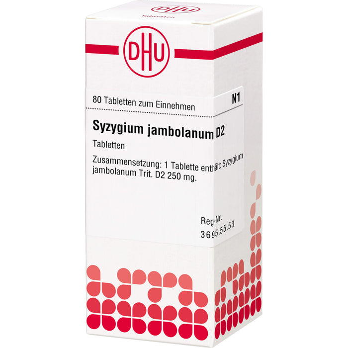 DHU Syzygium jambolaneum D 2 Tabletten, 80 St. Tabletten