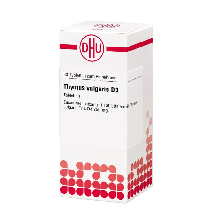 DHU Thymus vulgaris D3 Tabletten, 80 pc Tablettes