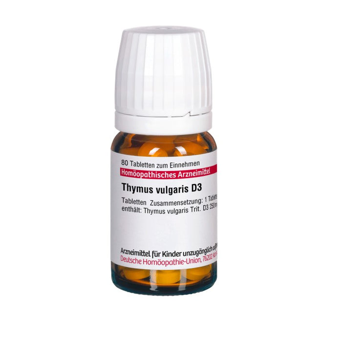 Thymus vulgaris D3 DHU Tabletten, 80 St. Tabletten