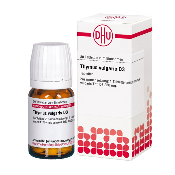 Thymus vulgaris D3 DHU Tabletten, 80 St. Tabletten